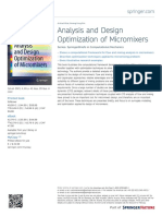 Analysis and Design Optimization of Micromixers: Series: Springerbriefs in Computational Mechanics
