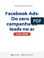 Live 105 - Facebook Ads- do zero à campanha de leads no ar