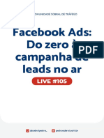 Live 105 - Facebook Ads - Do Zero À Campanha de Leads No Ar