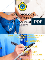 Antropologi Kesehatan Peran Dan Perilaku Pasien