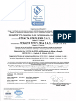 Certificado Del Producto - Ducteria