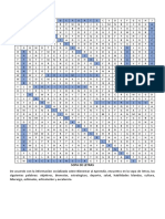 Evidencia Sopa de Letras