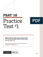 PDF Psat 10 Practice Test 1