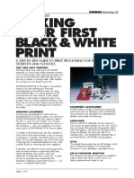 Making Your First Black&White Print: Information Sheet