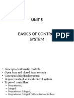 Unit 5 - Basics of Control System