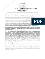 PM120934 - Subcontractor Confidentiality Agreement