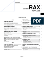 Rear Axle: Section