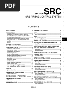 Srs Airbag Control System: Section