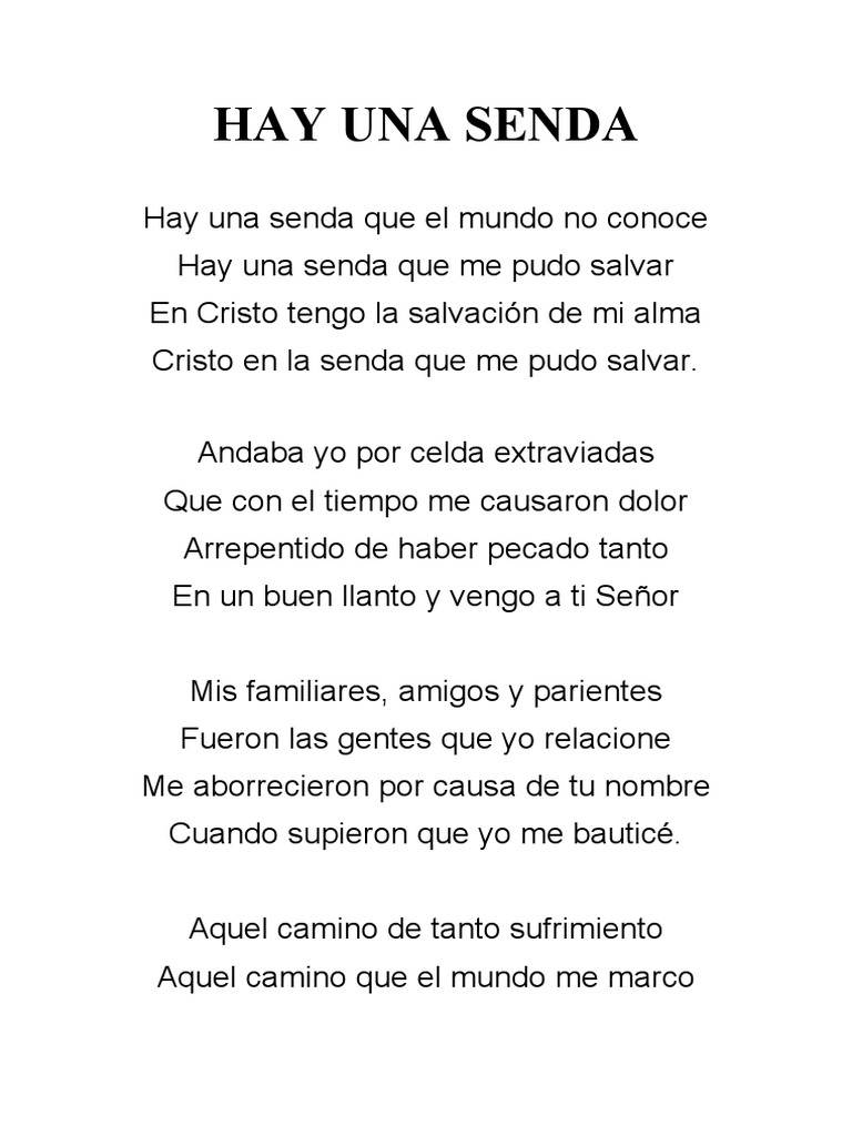 Hay Una Senda PDF