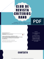 Club de Revista Criterios Rano