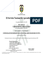 Configuracion de Dispositivos Activos para Servicios de Red Con Ipv6