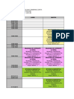 Horario Academico 2020-2020