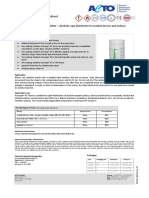 Product Data Sheet: Actosept AF Tücher