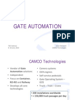 Gate Automation: TOC Valencia 8 10 June, 2010 Anton Bernaerd CAMCO Technologies