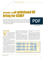 What Can Wideband RF Bring For GSM