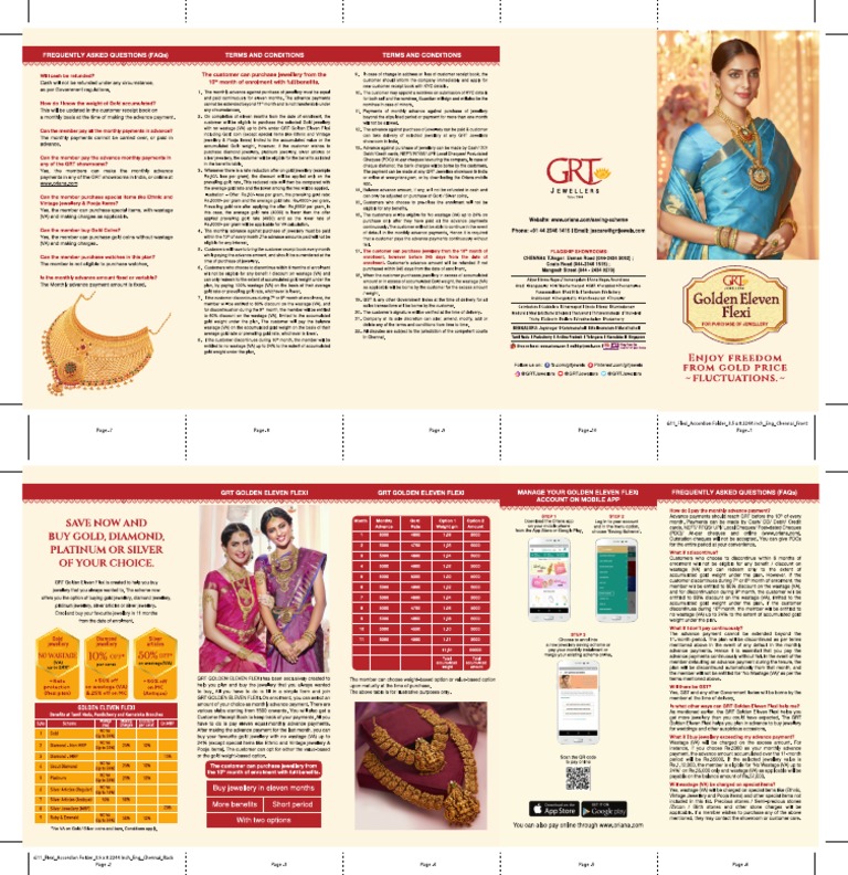 GRT Oriana Golden Eleven Flexi Plan PDF