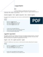 Appunti SUPERLATIVO COMPARATIVO - INGLESE