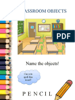 Classroom Objects Fun Activities Games 102181