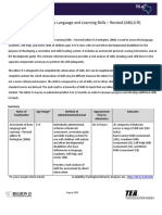 Assessment of Basic Language and Learning Skills - Revised (ABLLS-R)