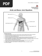 Chem - Acids and Bases and Ionic Equations