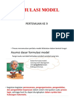 Formulasi Model Deterministik