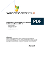 Changes in Functionality in Windows Server 2008 R2