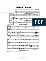 Partitura-cantata Maior Amor-john w Peterson-1958