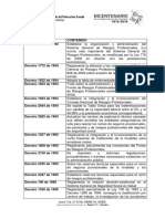 Cuadro Reglamentacion en Salud Ocupacional - PDF Salud Ocupacional