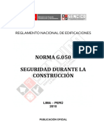 Norma Técnica G-050 - Seguridad durante la construcción