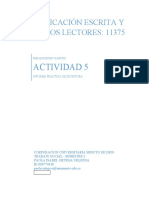 Actividad 5 - Comunicacion Escrita y Procesos Lectores NRC 11375
