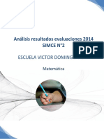 Análisis Matemática SG 2 para 2ºbásico - Escuela Victor Domingo Silva