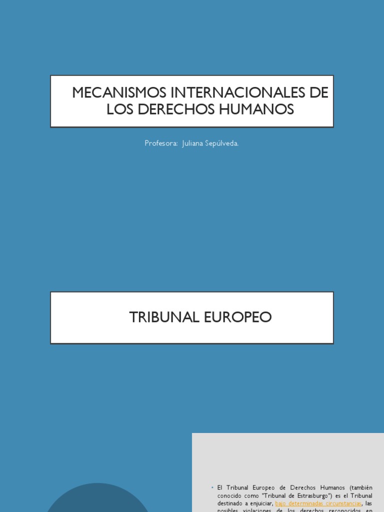 DDHH en Europa | PDF | Convenio europeo de derechos humanos | Ley Pública