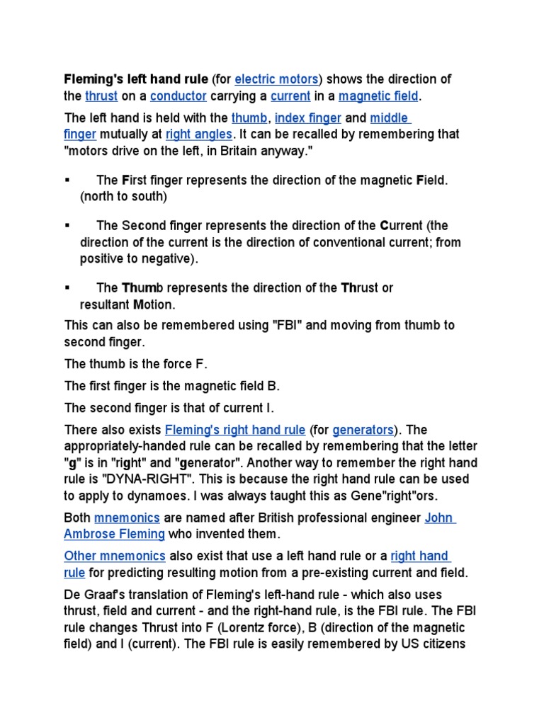 Fleming’S Left Hand Rule Pdf Guide – ETJL