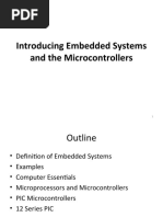 1 Introducing Embedded Systems and The Microcontrollers