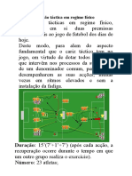 Acção táctica em regime físico 1