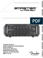 Fender Jazzmaster Ultralight Amp Manual