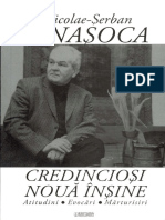 Tanasoca Nicolae Serban Credinciosi Noua Insine Atitudini Evocari Marturisiri 2018