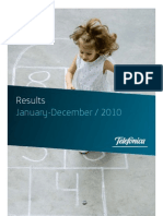 Results: January-December / 2010 January December / 2010