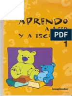 Aprendiendo a Leer y Escribir 1 (Imaginador)