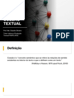 Coesão textual: definição e tipos