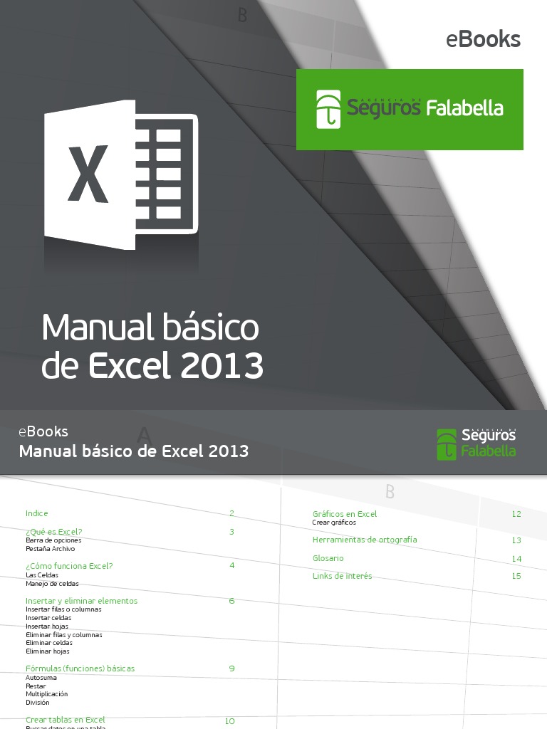 Ebook Excel | PDF | Microsoft Excel | Hoja de cálculo