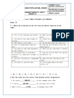 Universidad Popular Del Cesar: Unit 1 Present Perfect C / Unit 2: Indirect Q Group: Level Iii