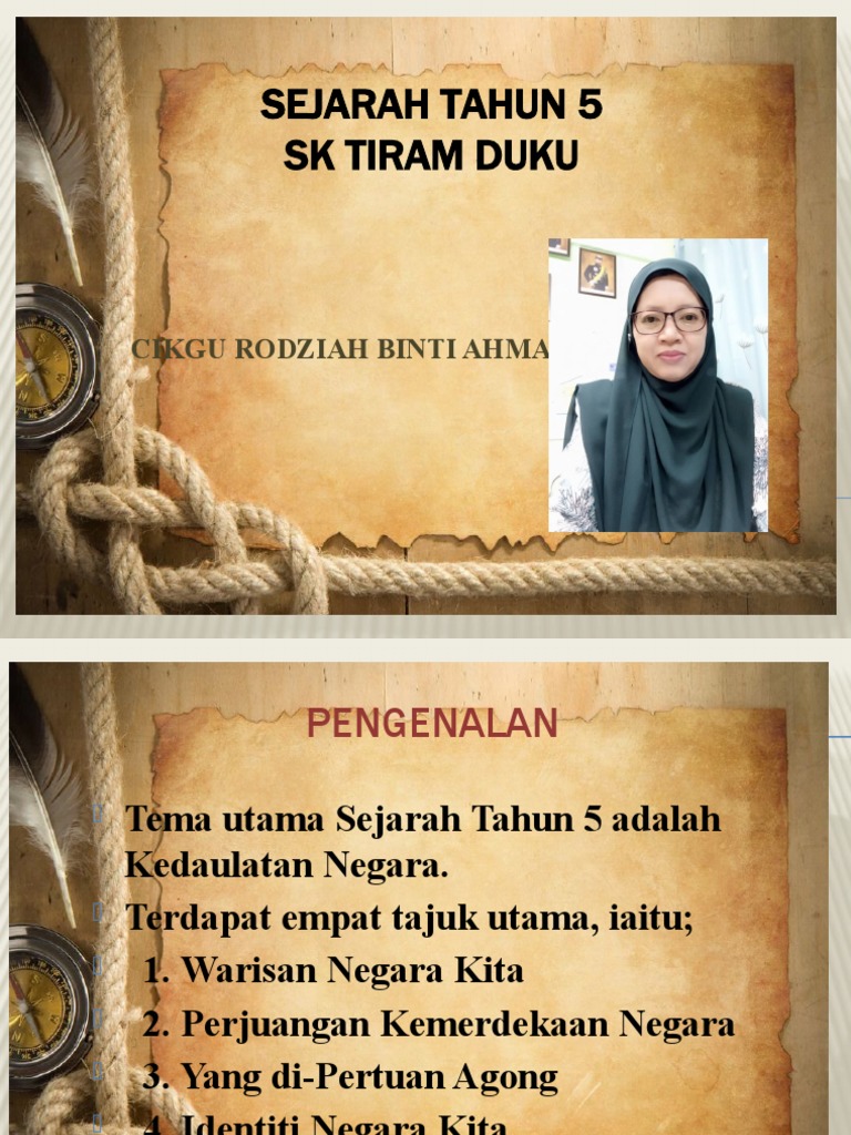 Sejarah Tahun 5 Pdf