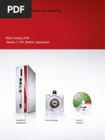 Main Catalog 2018 Volume 1 - Ipc, Motion, Automation: Industrial PC Embedded PC Drive Technology Twincat Twinsafe