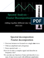 Spectral Analysis - Fourier Decomposition: Adding Together Different Sine Waves PHY103