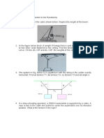 Problem set solutions cable tension forces