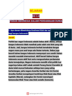SEJARAH KD3.8 PERAN INDONESIA DALAM PERDAMAIAN DUNIA