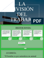 CAP. II La División Del Trabajo