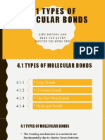 Types of Molecular Bond-Group 5