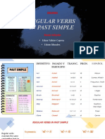 Regular Verbs in Past Simple: - Edwin Morales - Eduar Fabian Capera